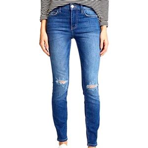 Current/Elliott The High Waist Ankle Skinny Jean. Size 26. Sandy wash